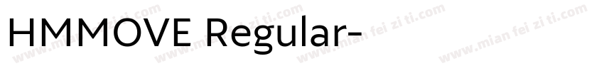 HMMOVE Regular字体转换